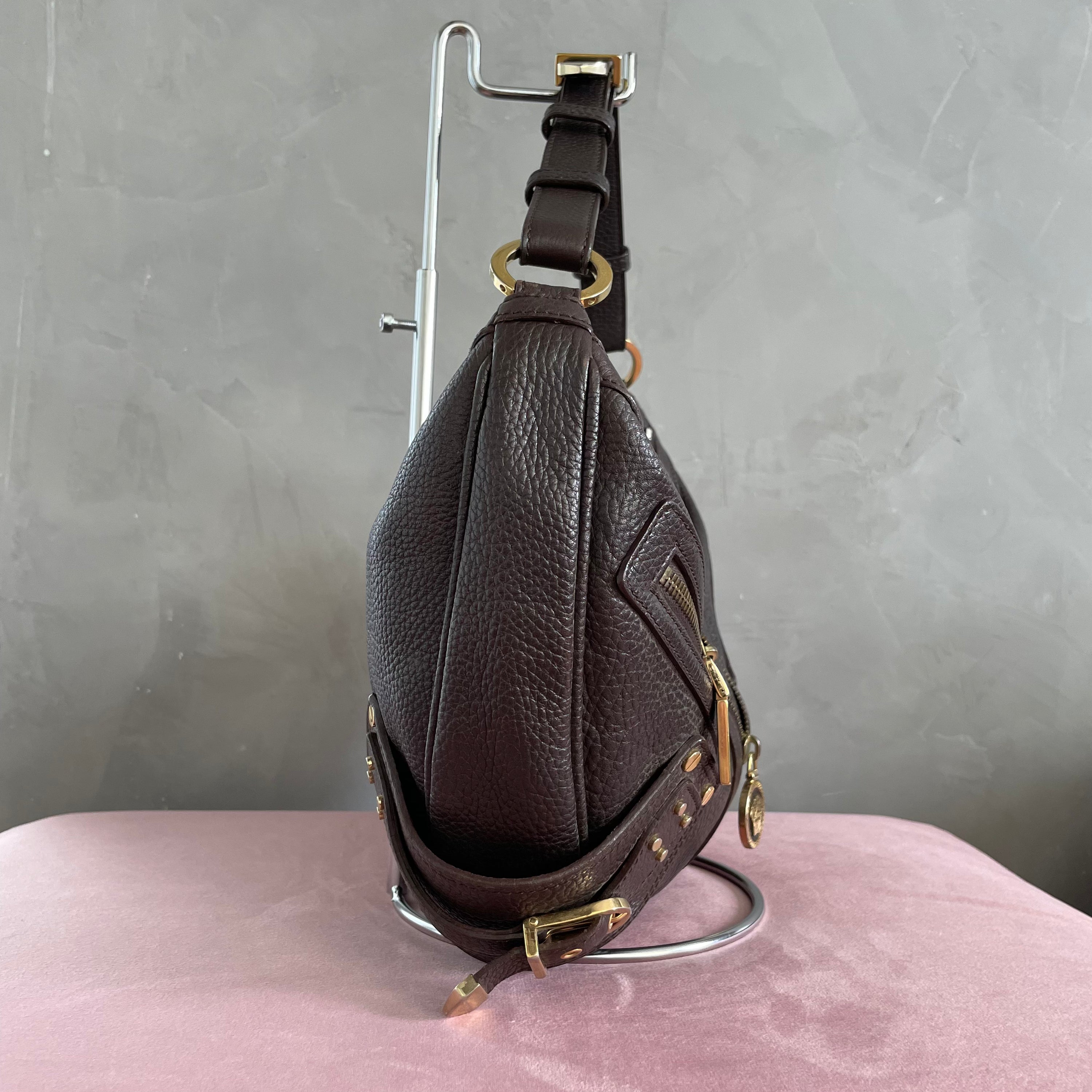 Versace Half Moon Medusa Bag