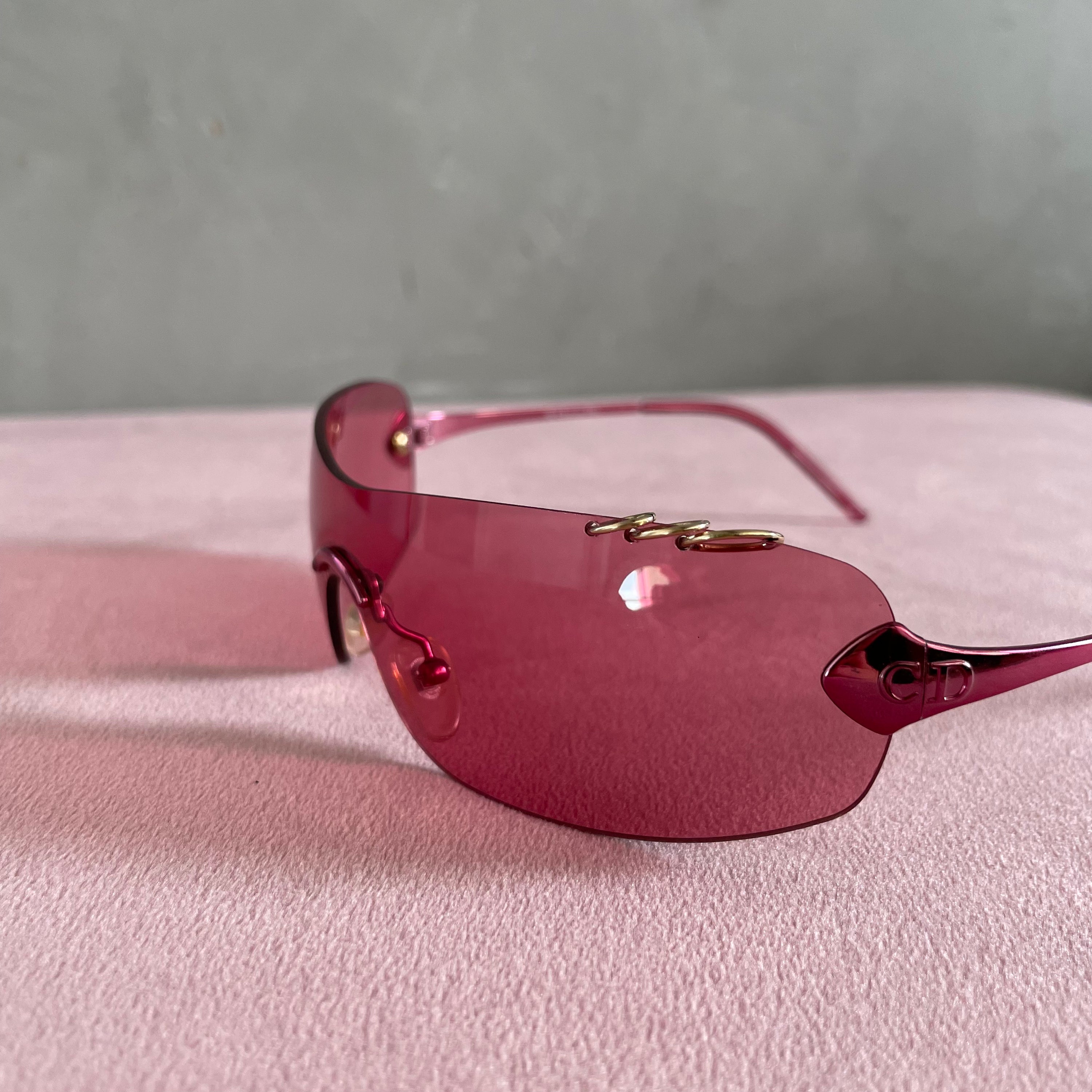 Christian Dior Piercing Pink Sunglasses