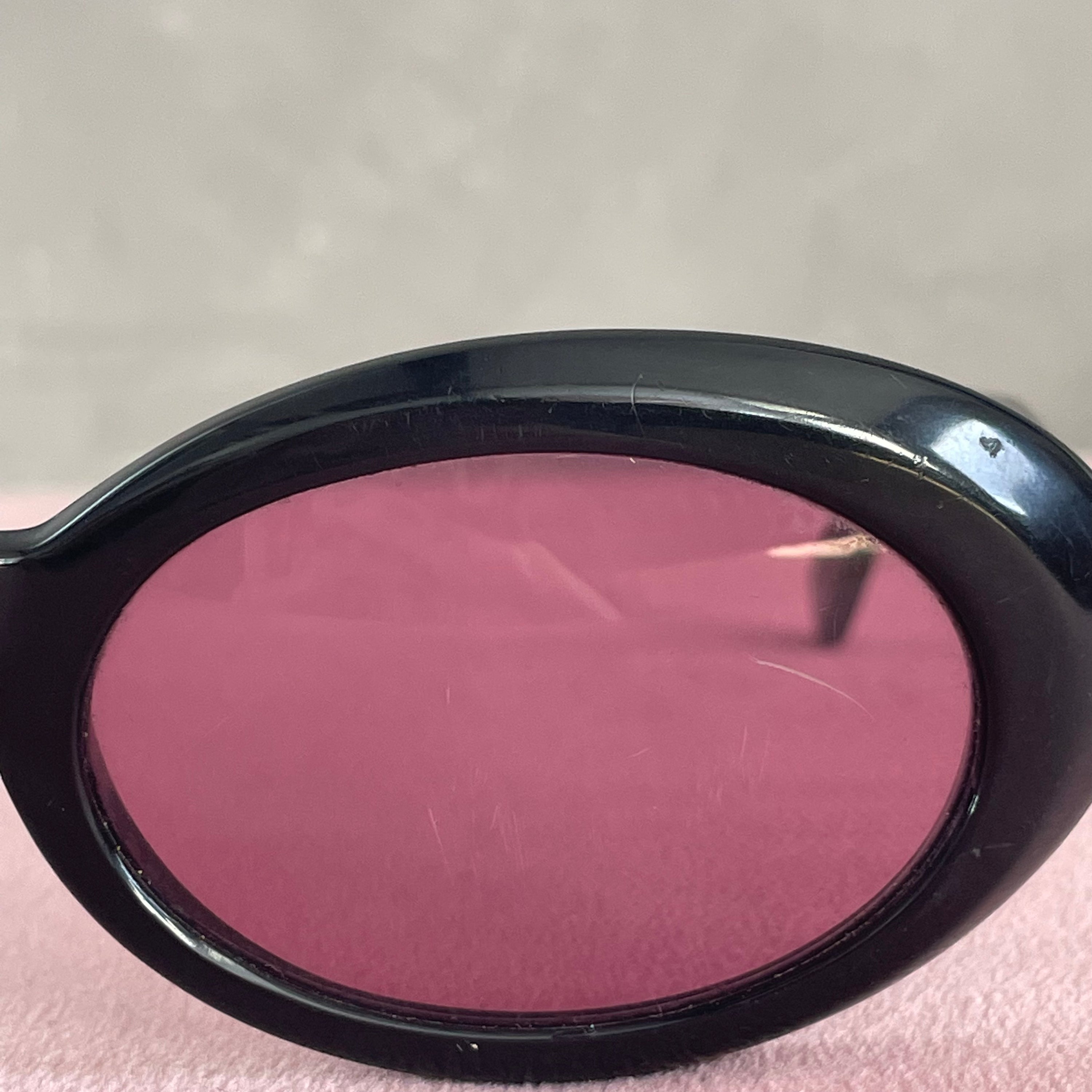 Gianni Versace Round Pink Sunglasses