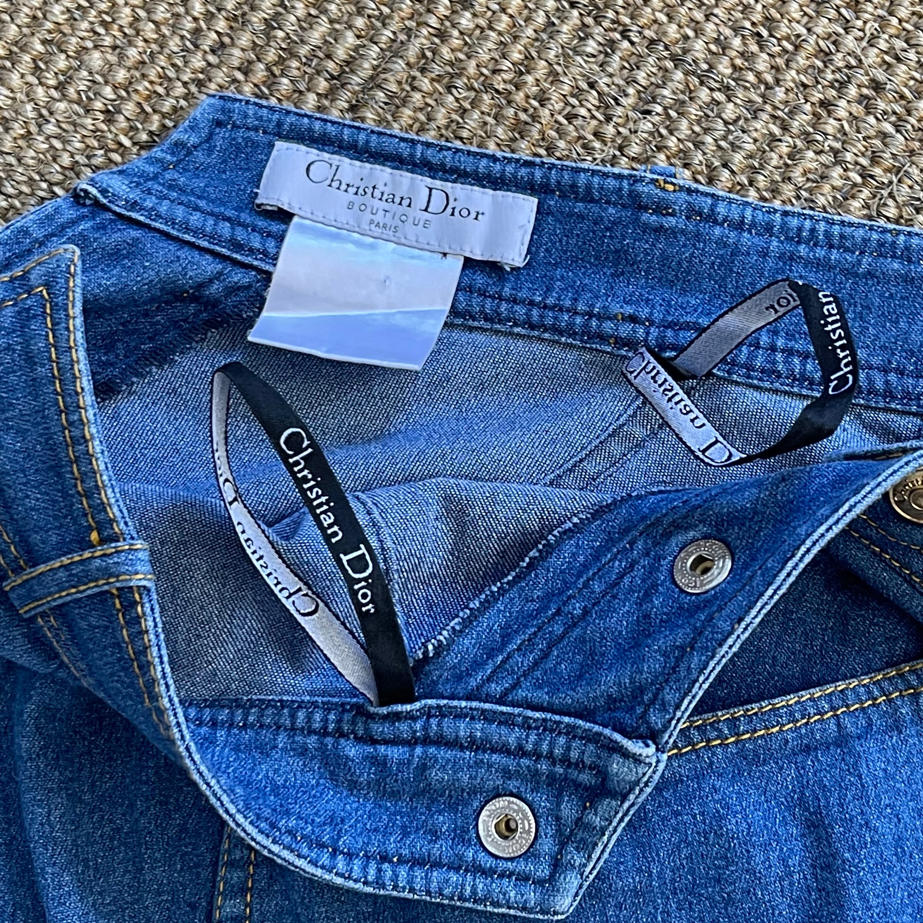 Christian Dior 2000 Denim Skirt