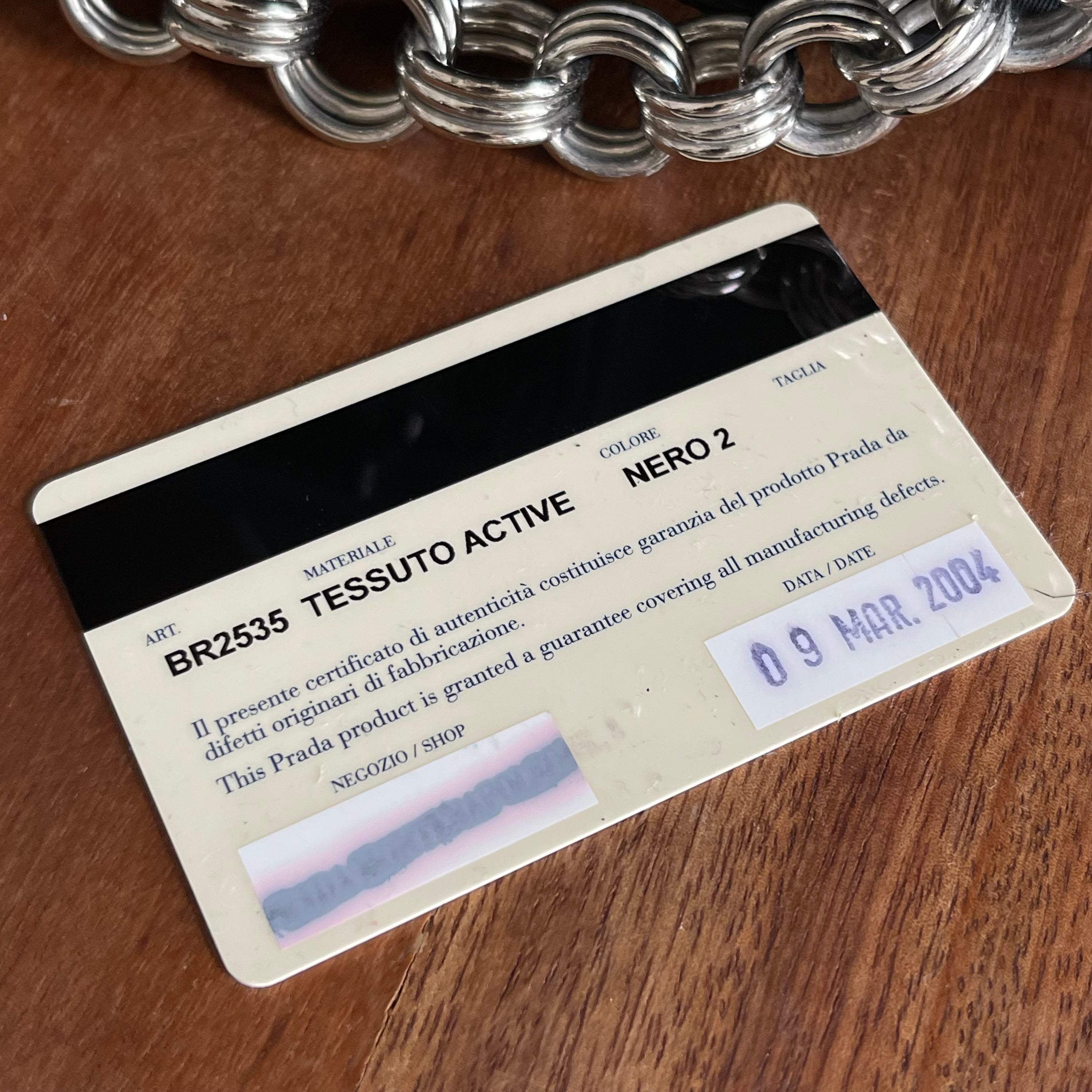 Prada Active Cargo Chain Bag