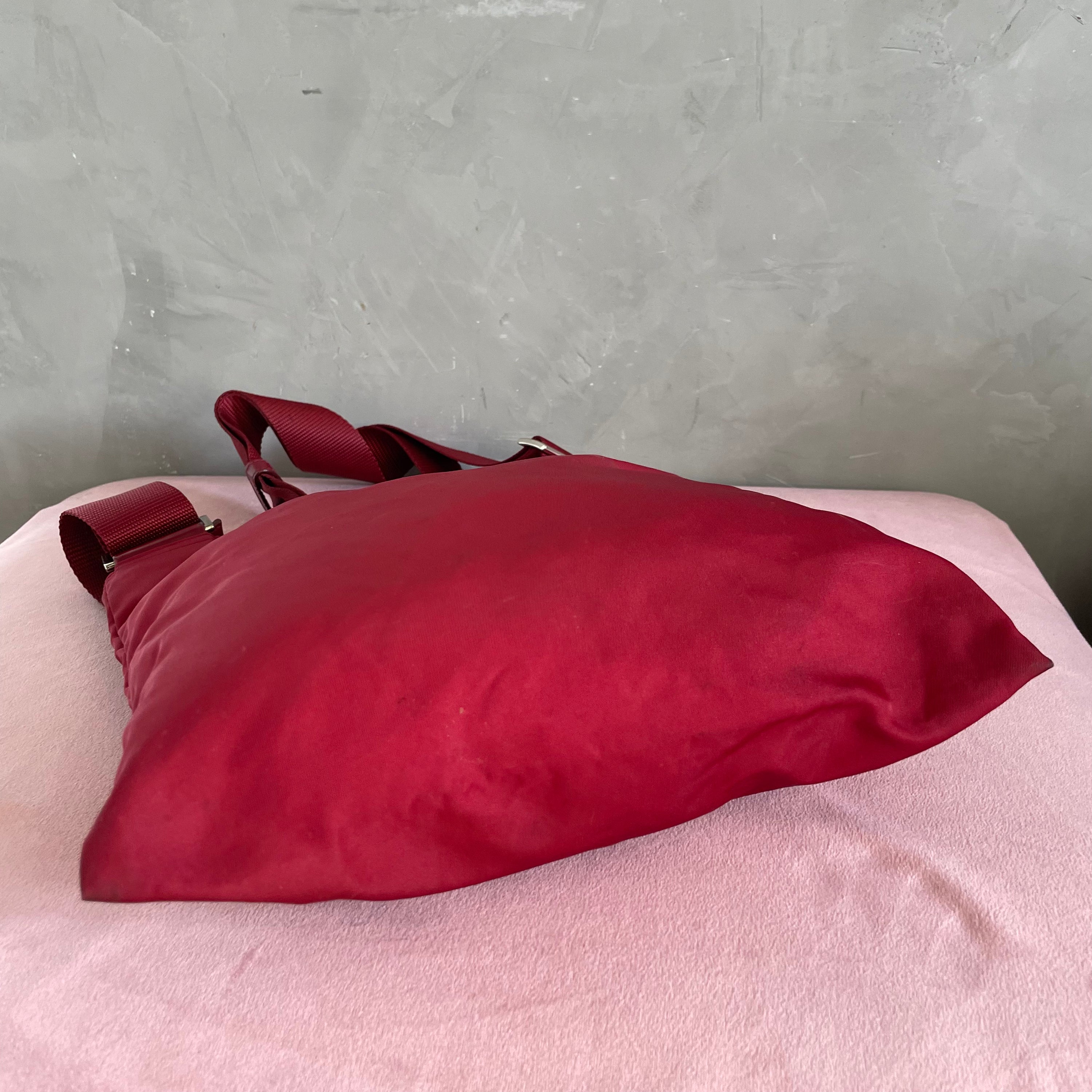 Prada Red Nylon Crossbody