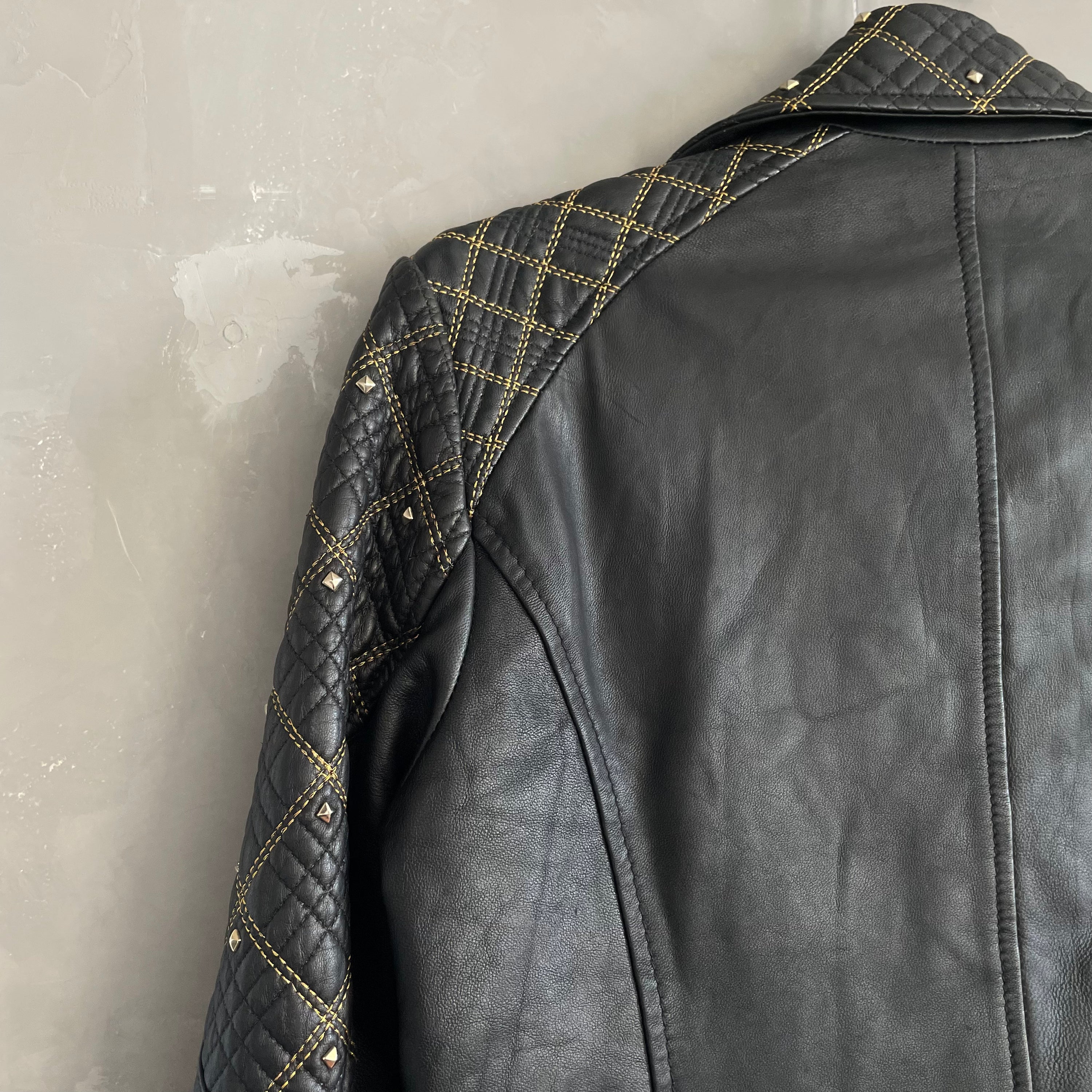 Versace  Collection Leather Jacket