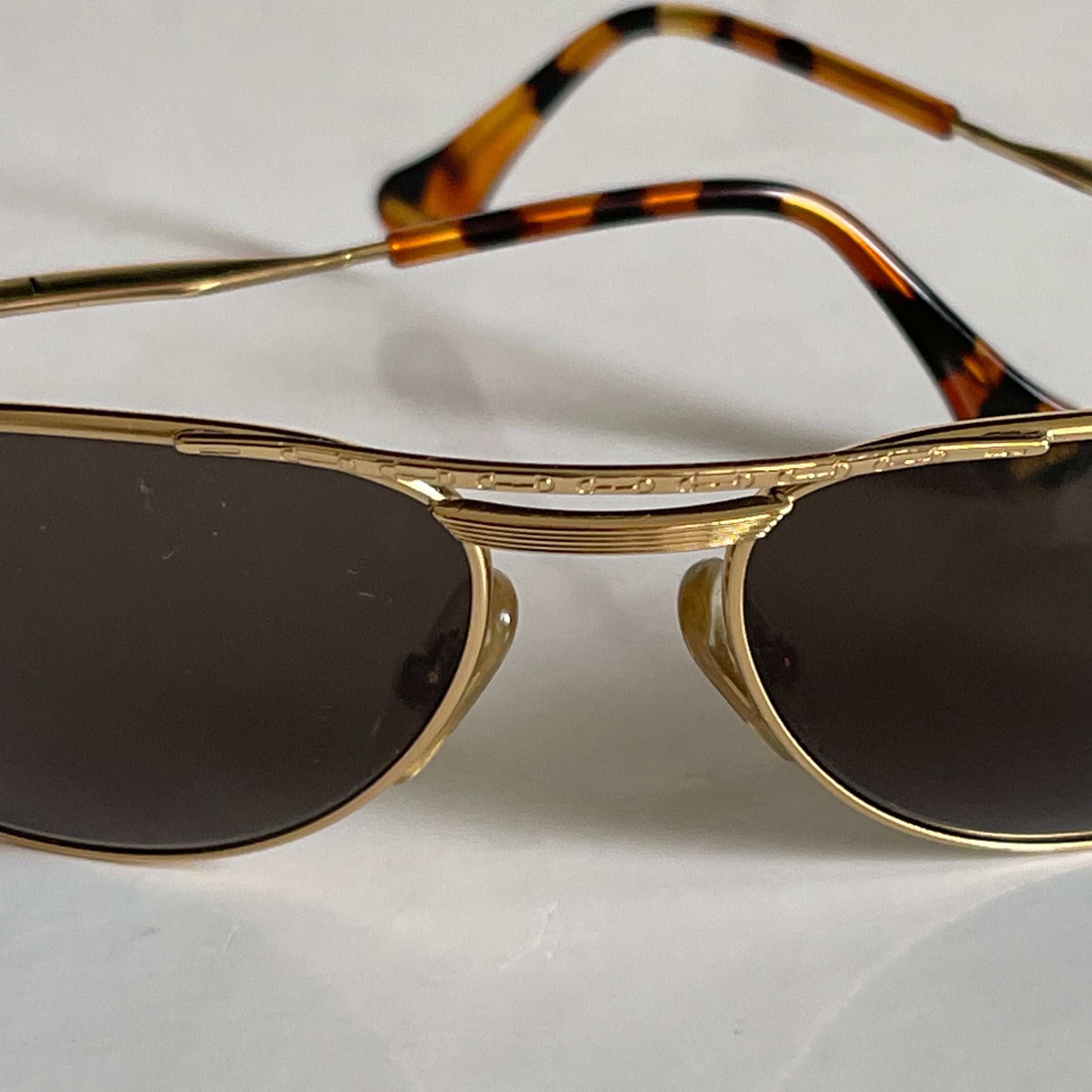 Gucci Gold Vintage Sunglasses