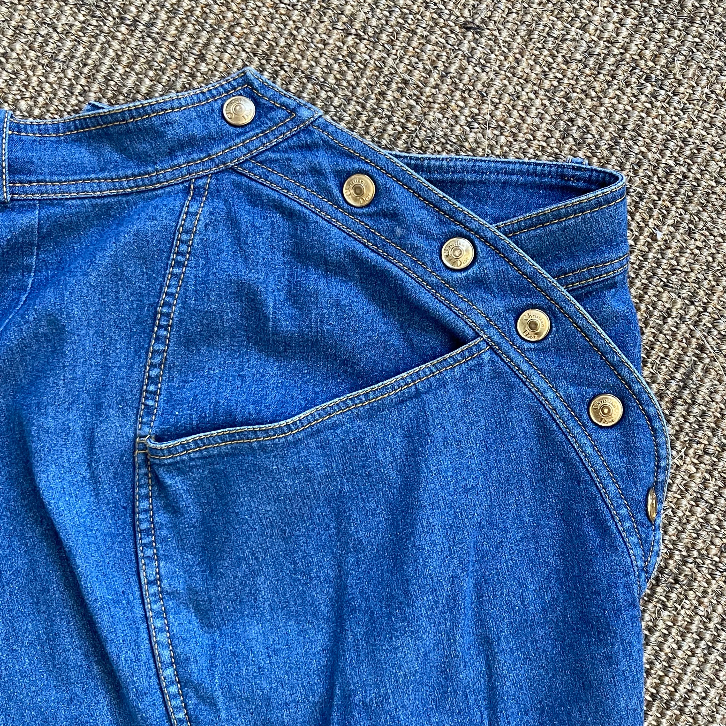 Christian Dior 2000 Denim Skirt