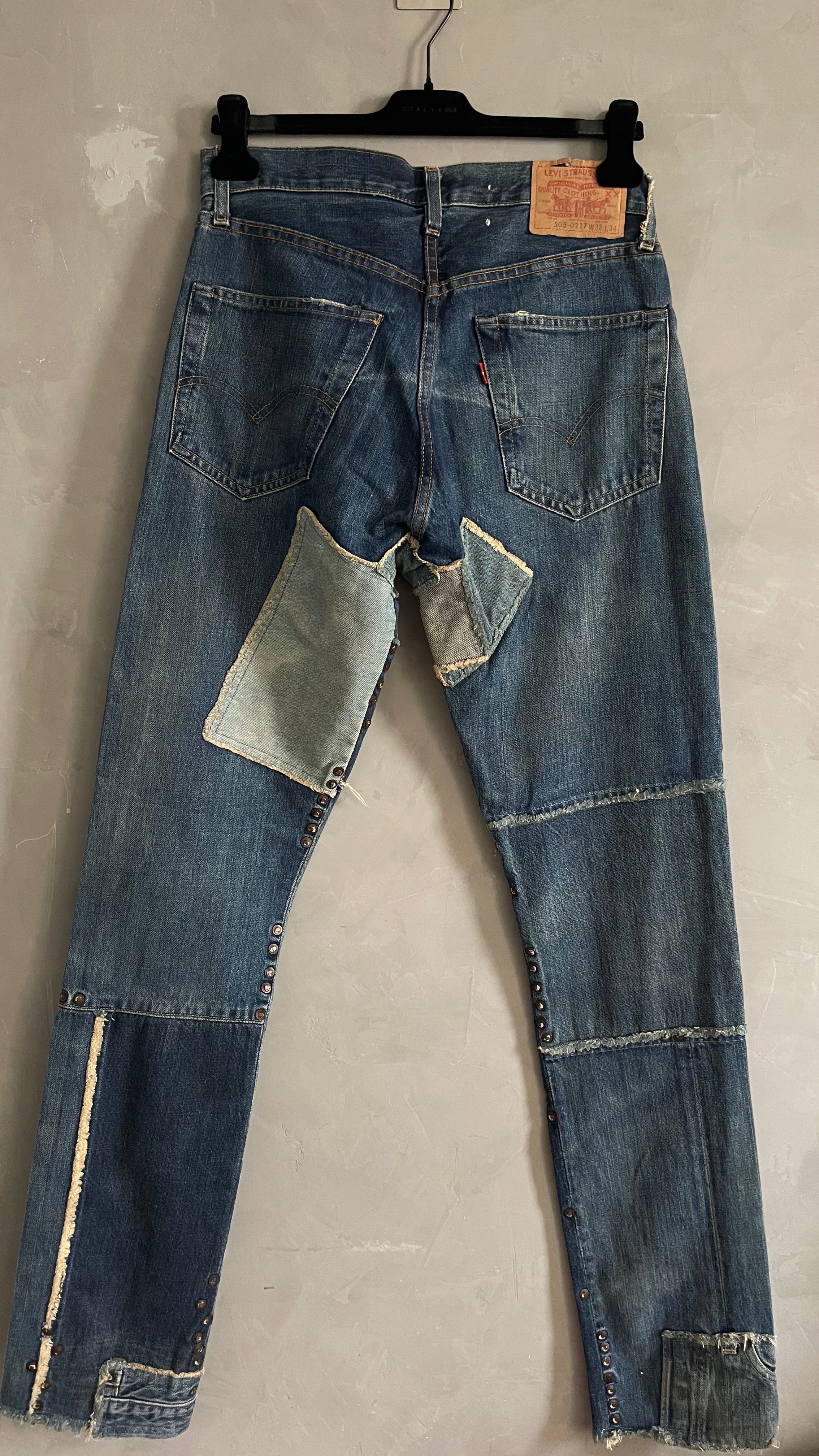 Levis Jeans Patchwork