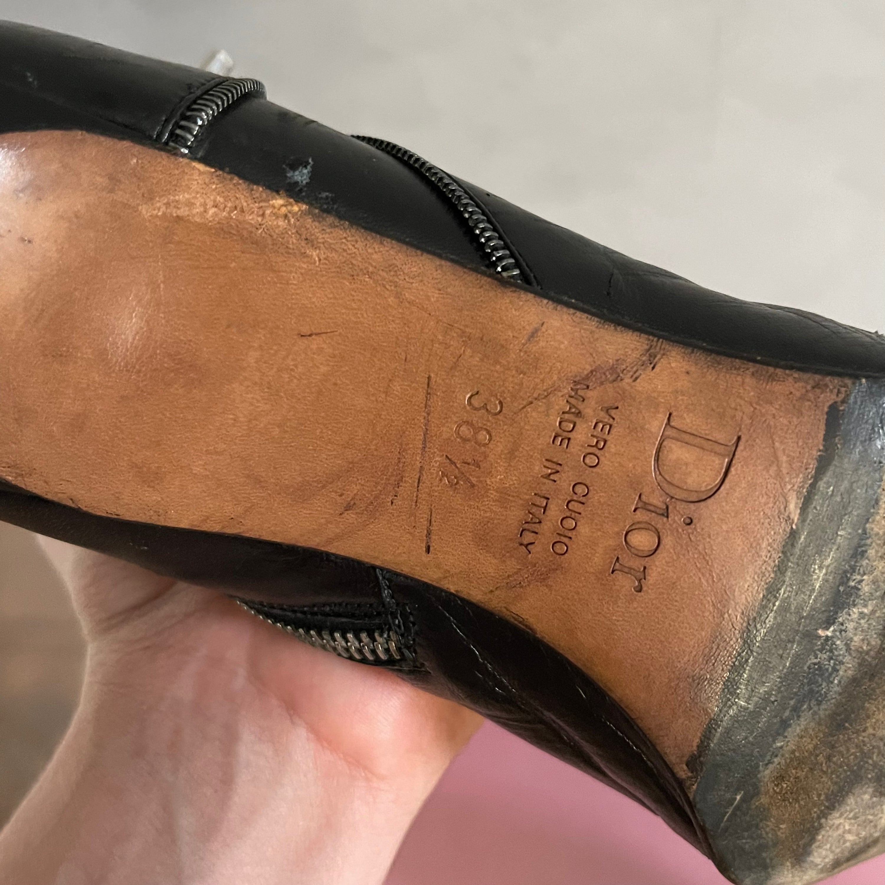 Dior Zipper Boots