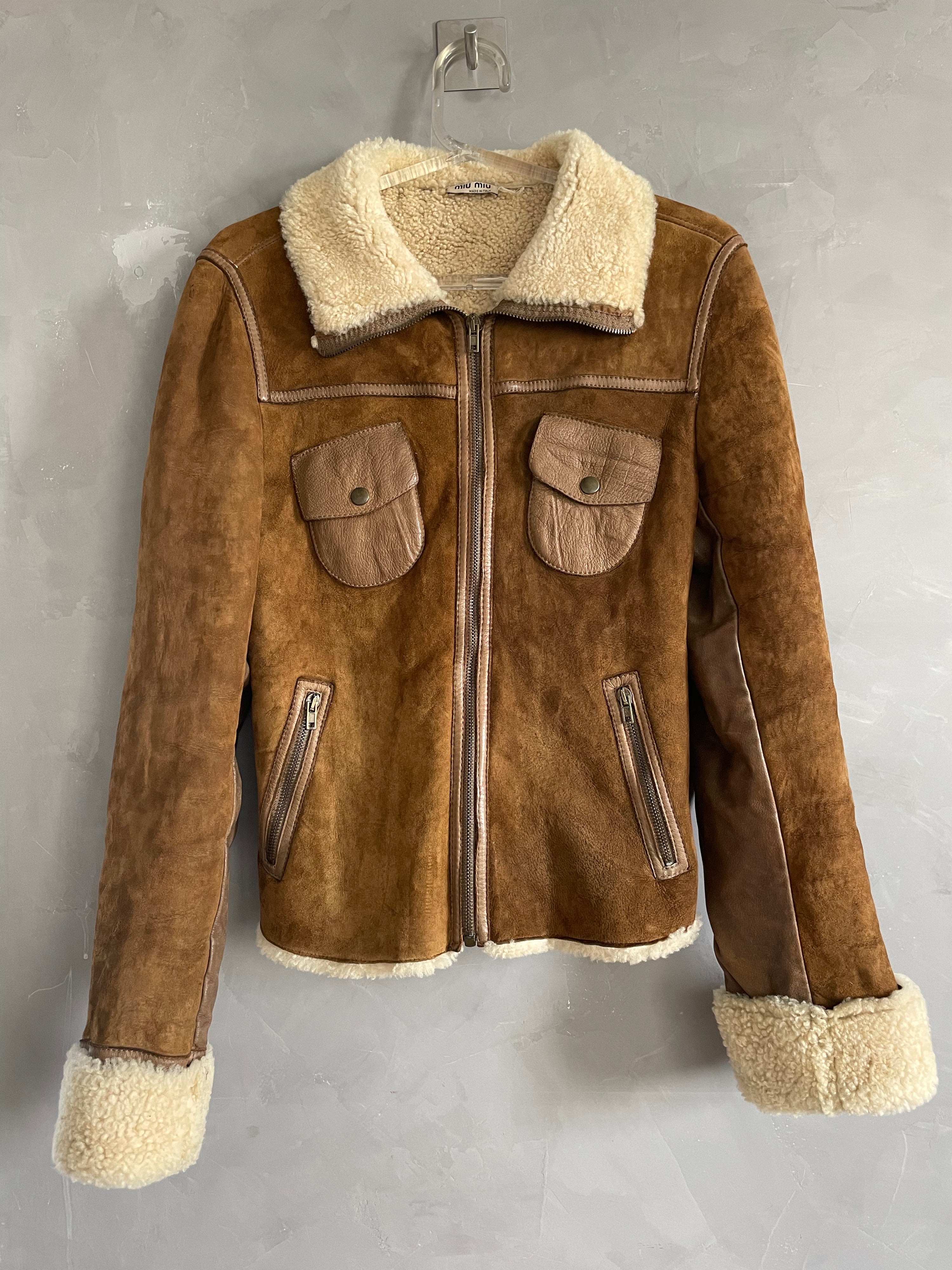 Miu miu Shearling Jacket