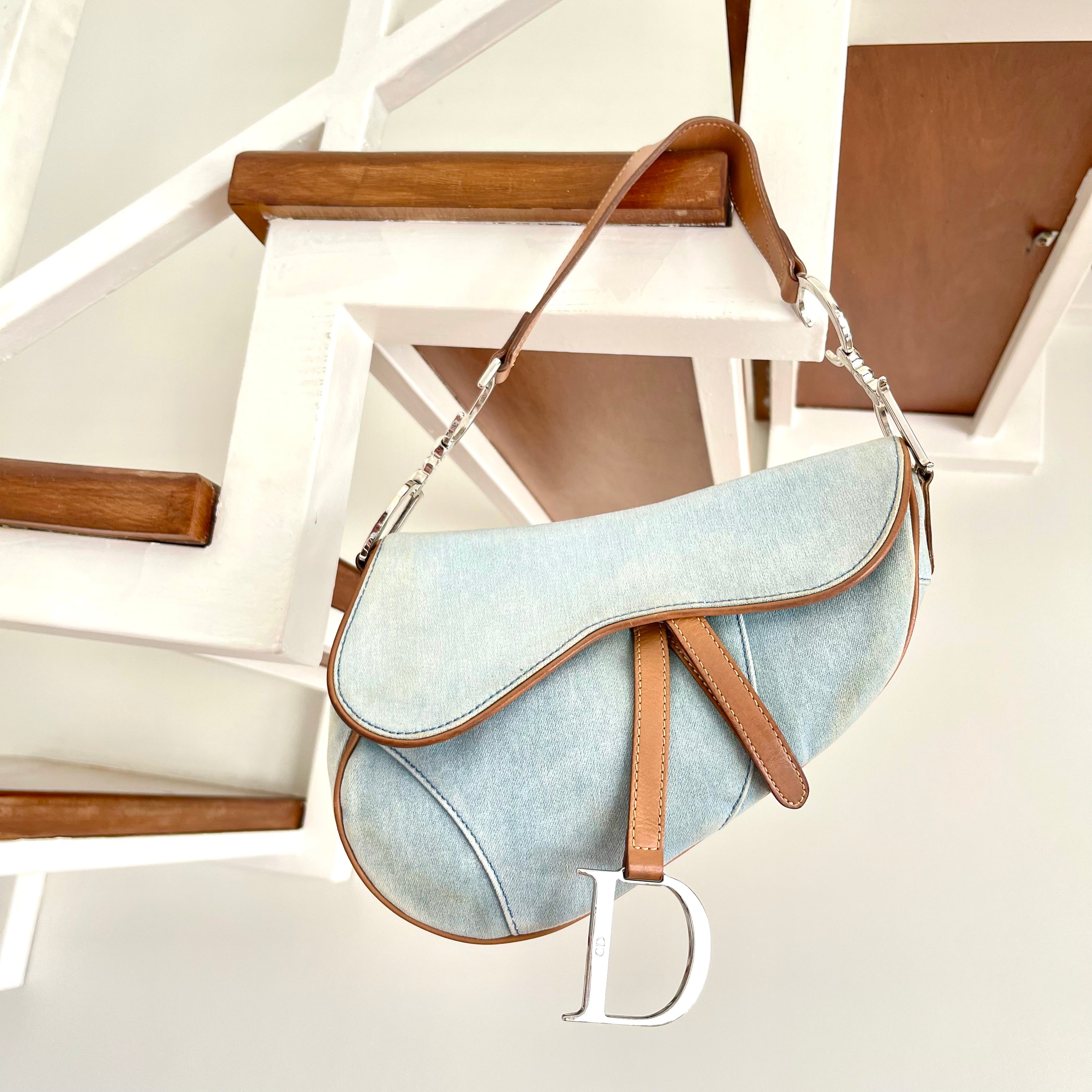 Dior Denim Saddle Bag 2001