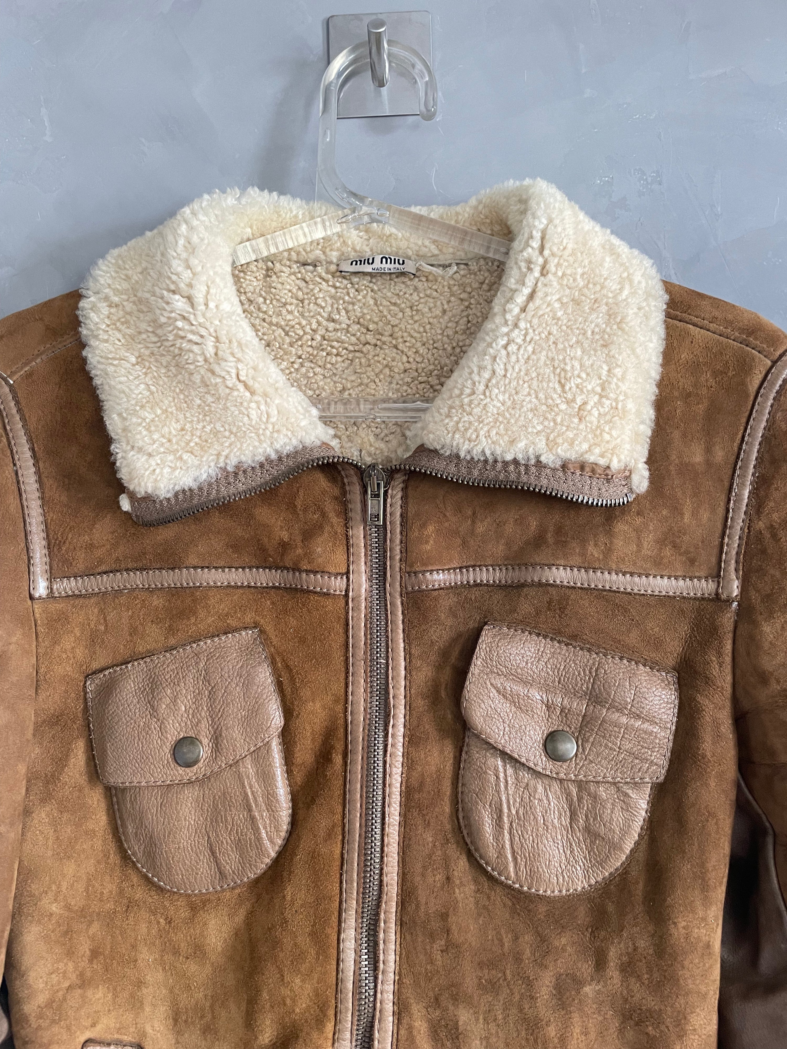 Miu miu Shearling Jacket