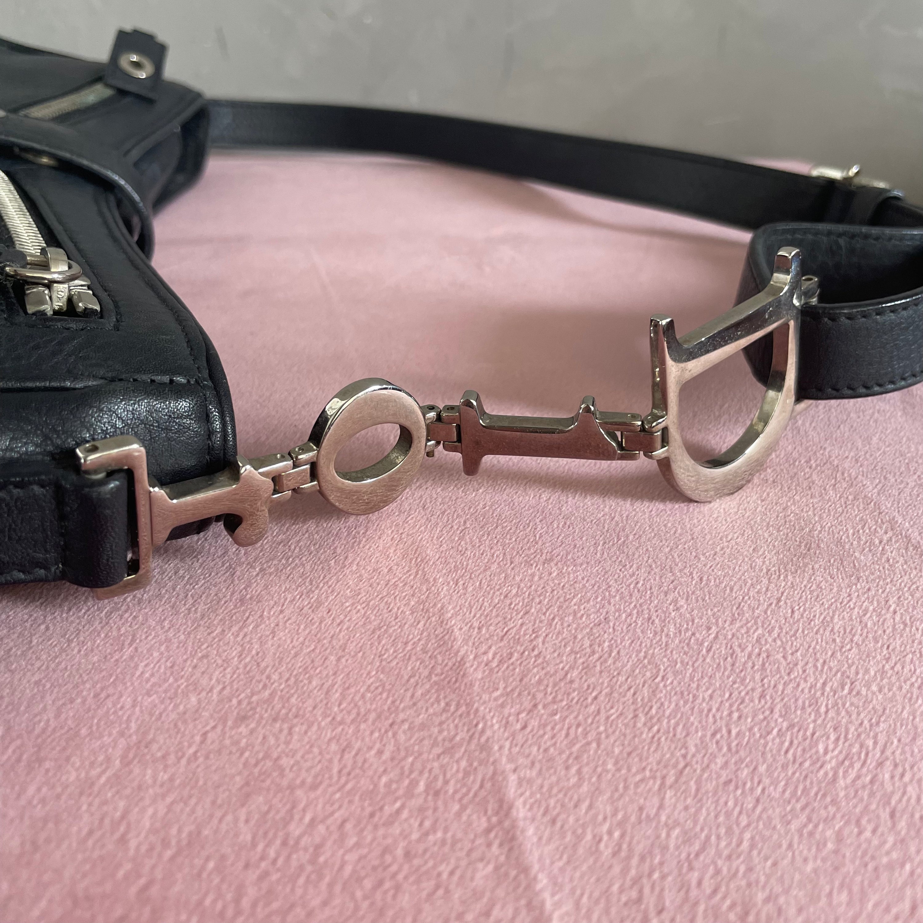 Christian Dior D Black Pochette
