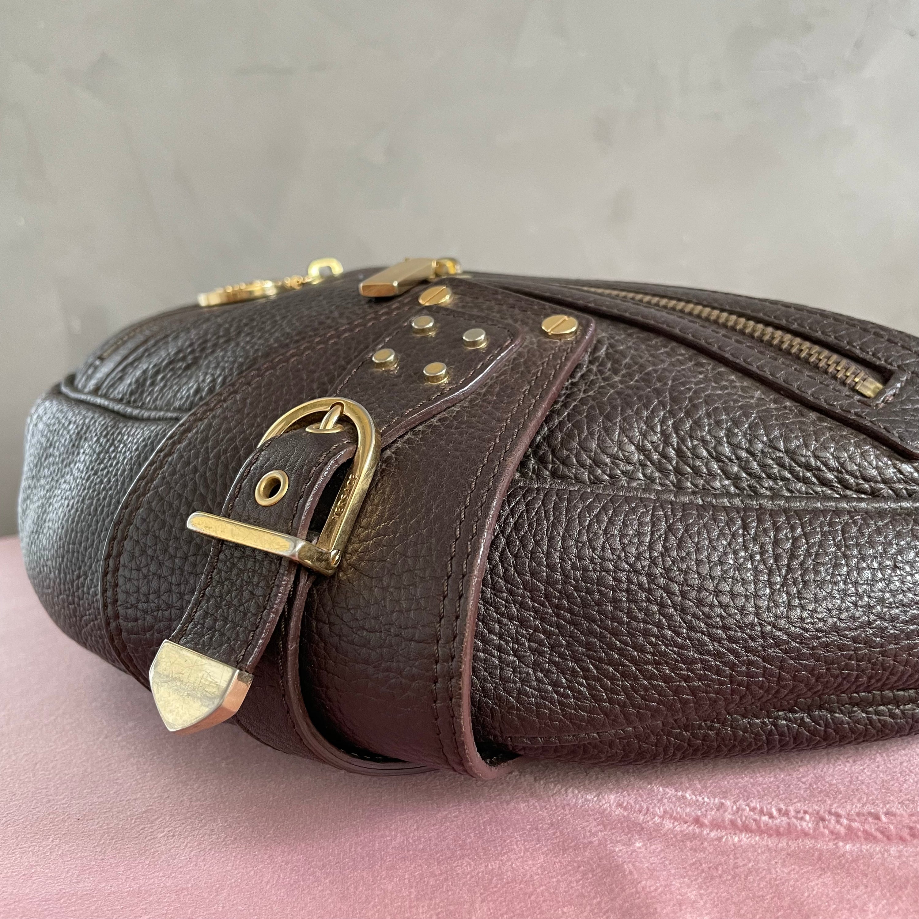 Versace Half Moon Medusa Bag
