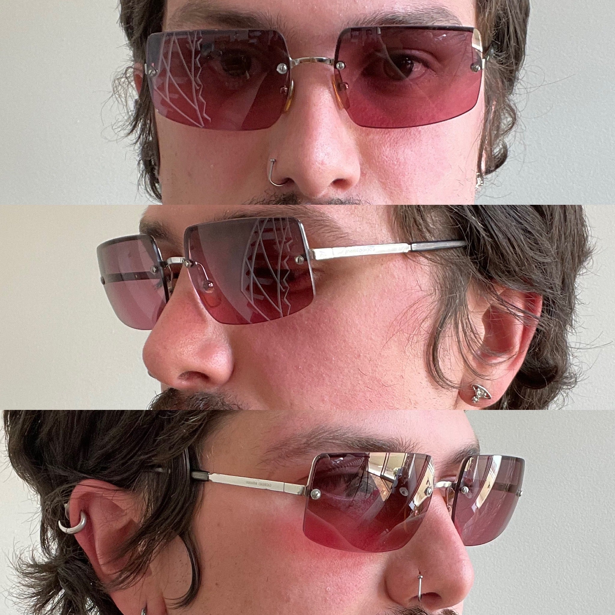 Giorgio Armani Pink Sunglasses