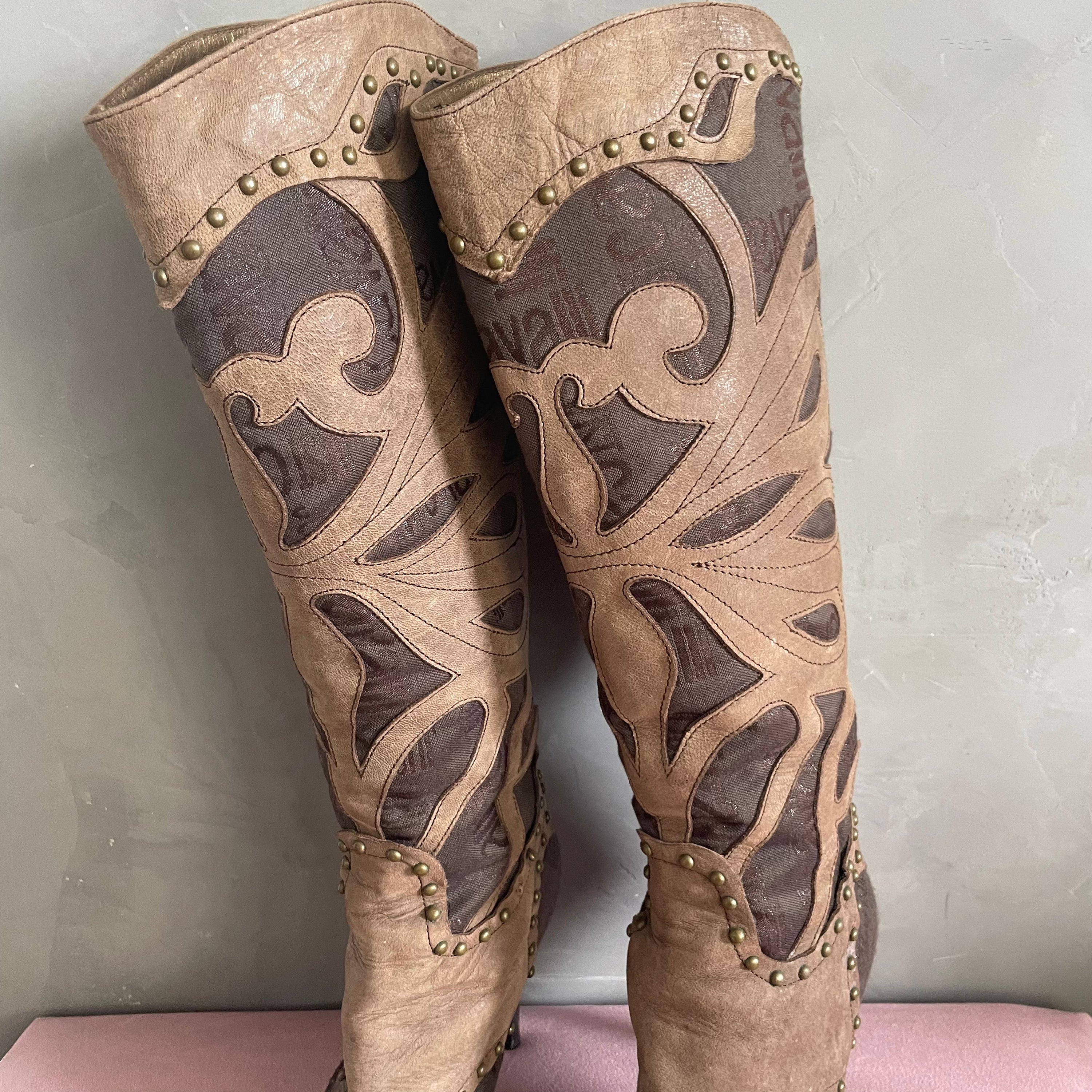 Cavalli Cowboy Butterfly Boots