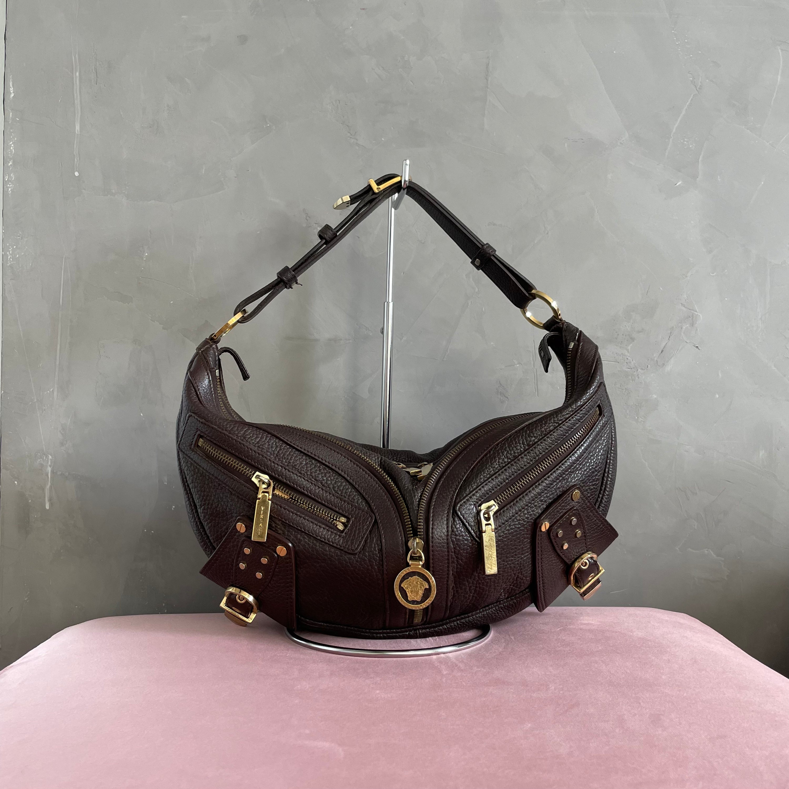 Versace Half Moon Medusa Bag