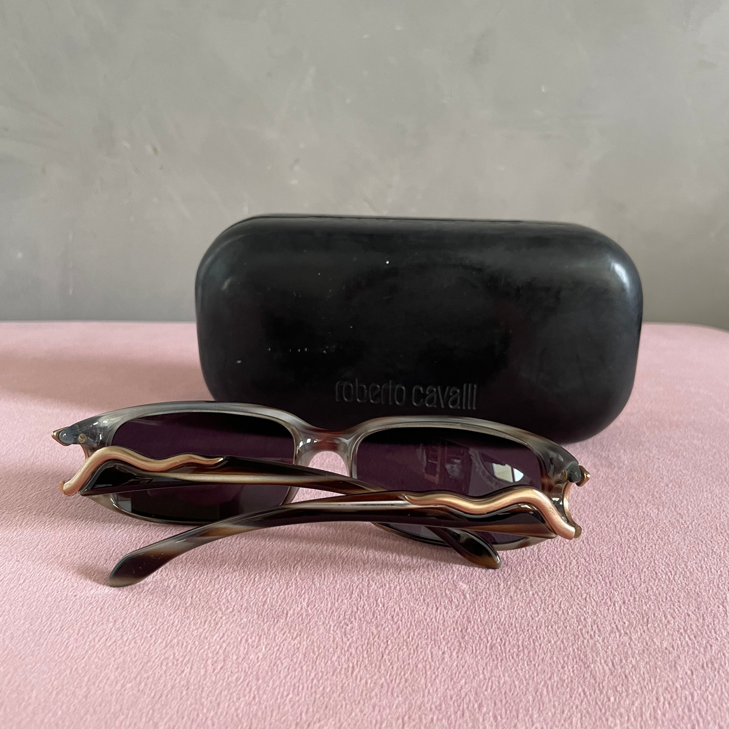 Roberto Cavalli 102S Snake Sunglasses