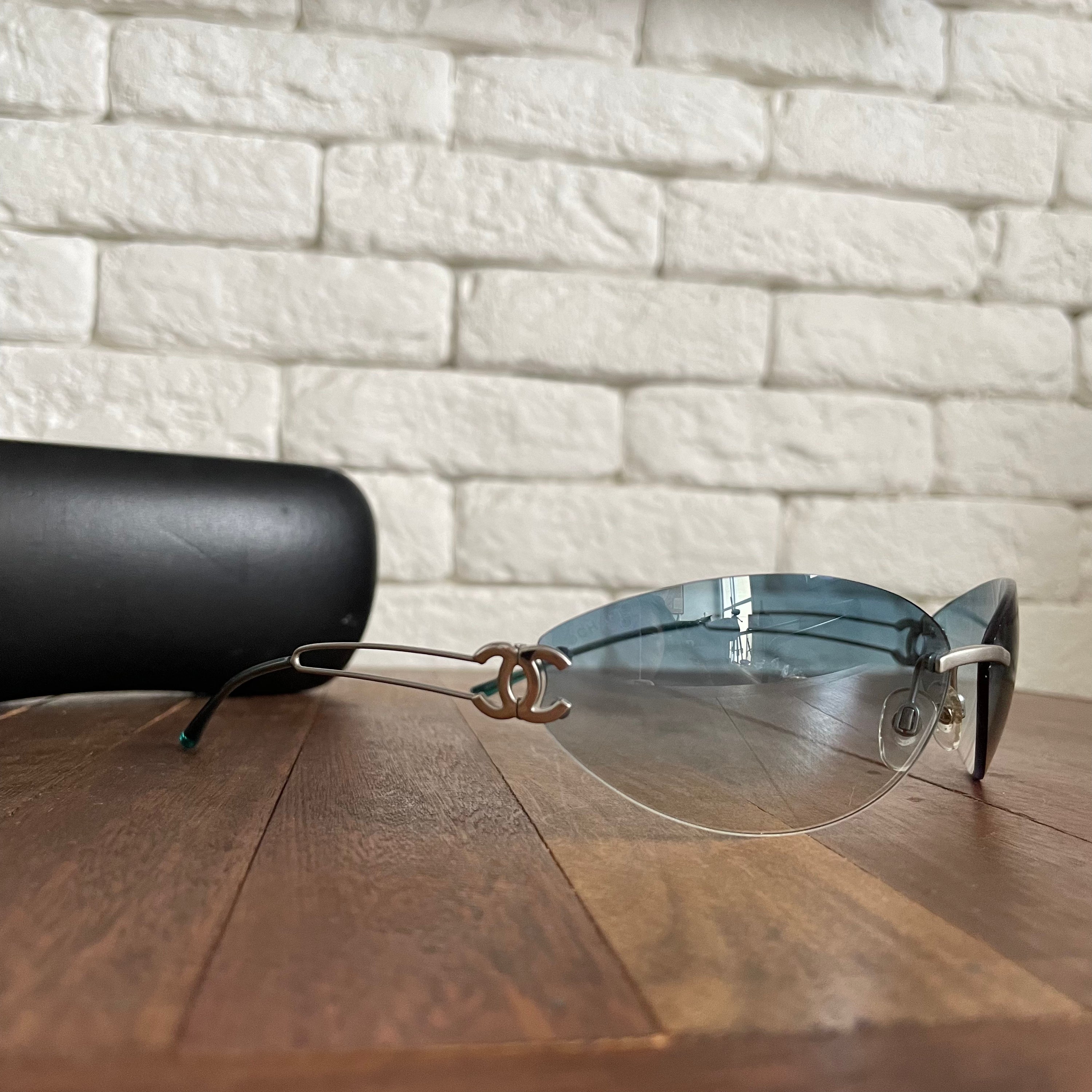 Chanel 4049 Transparent Blue Sunglasses