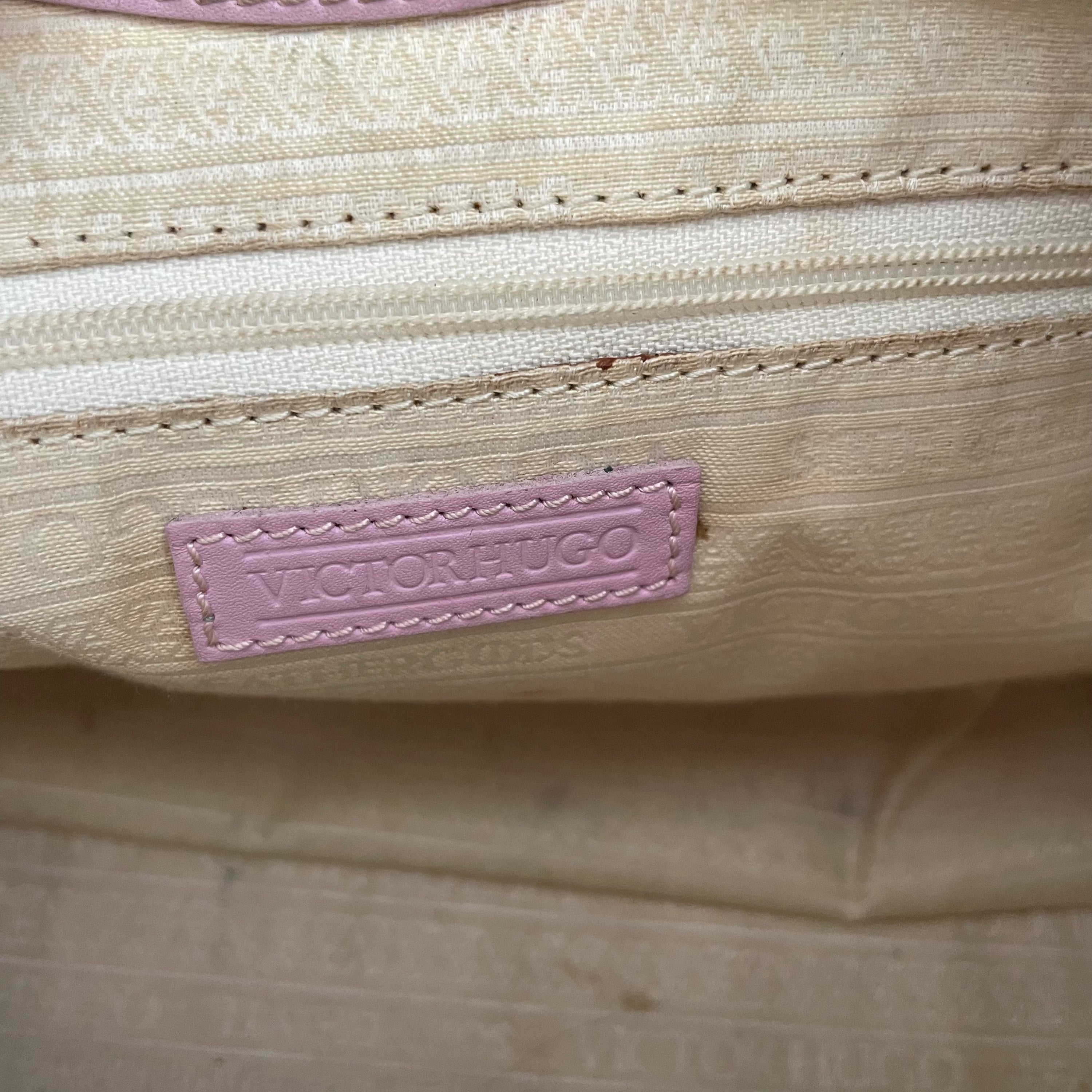 Victor Hugo Pink Shoulder Bag