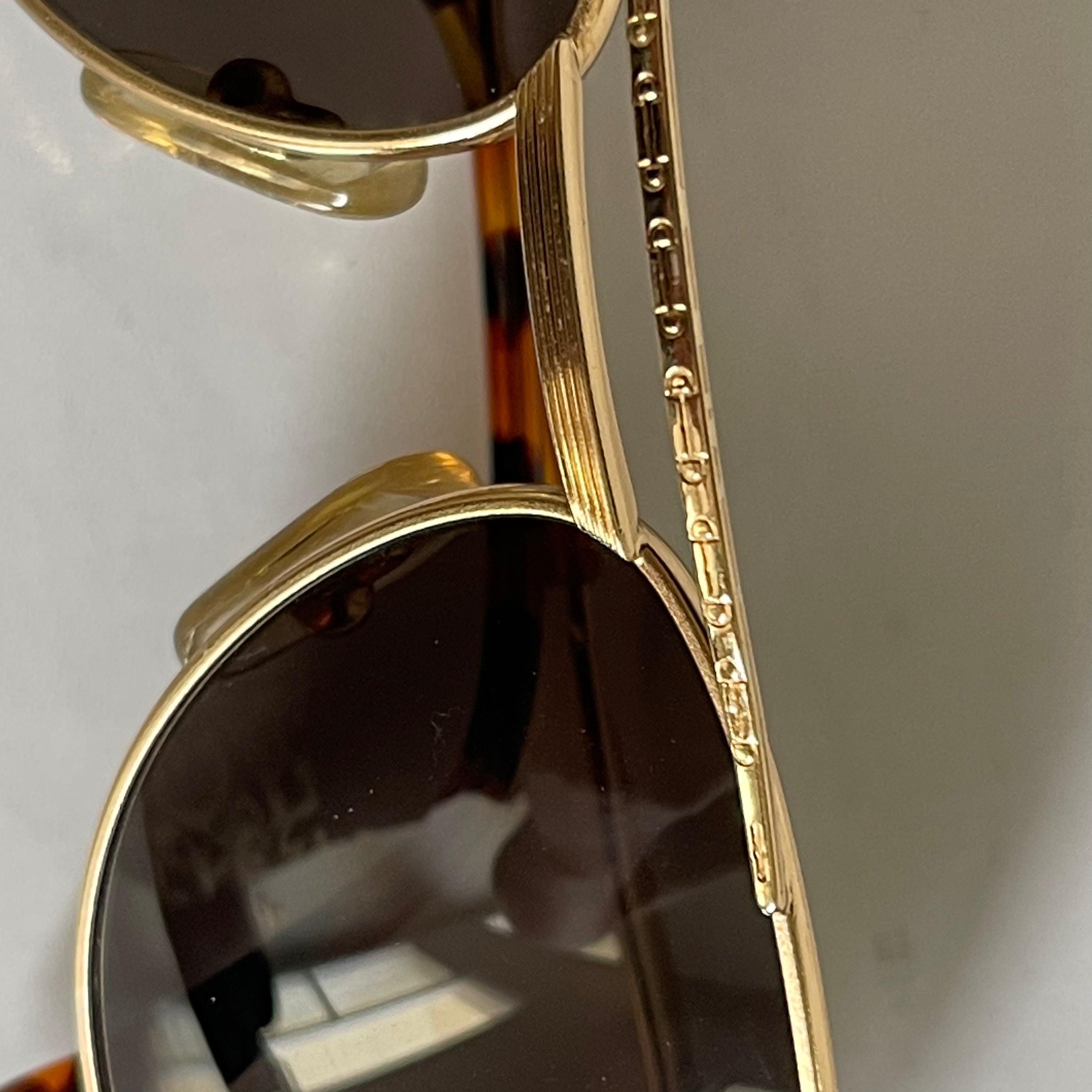 Gucci Gold Vintage Sunglasses