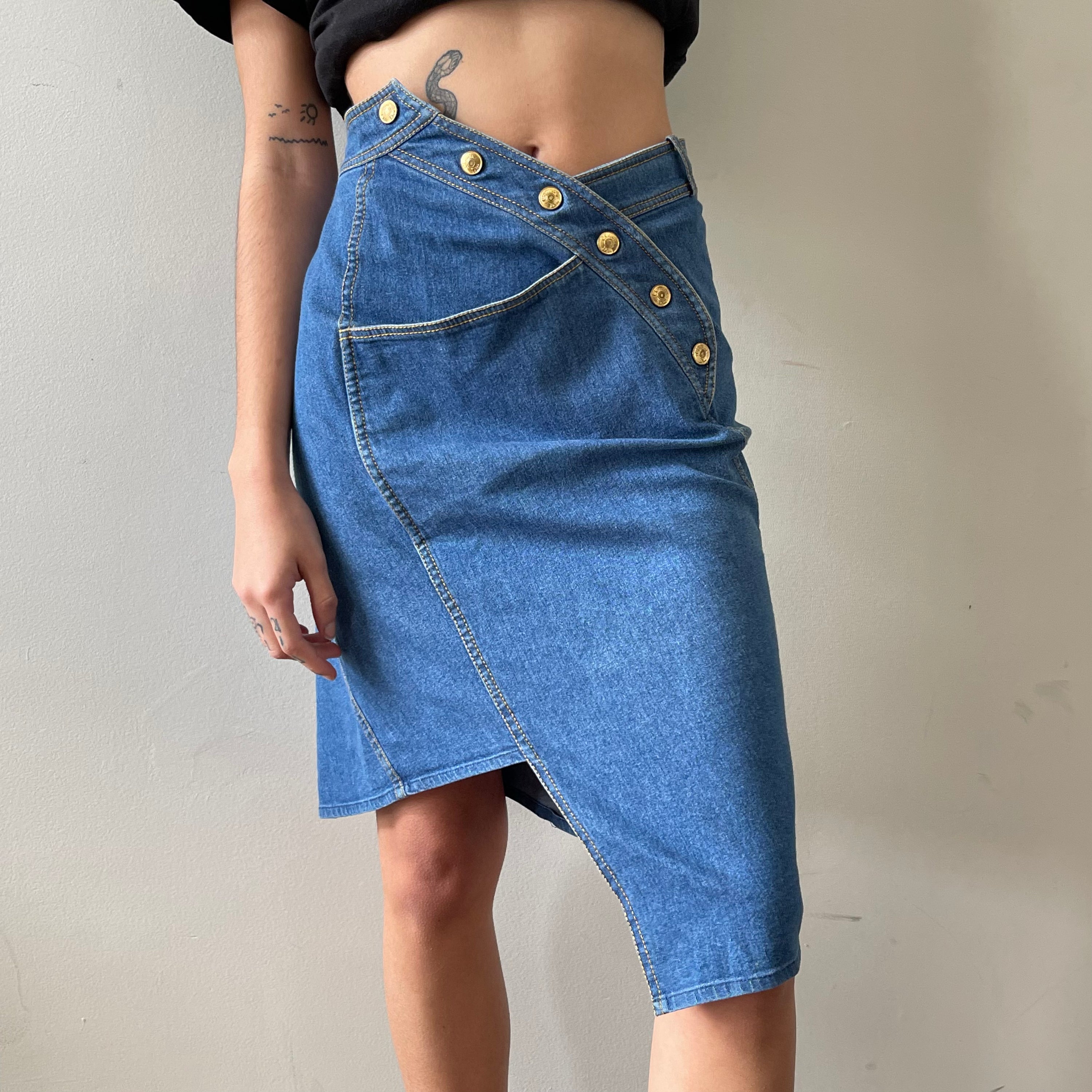 Christian Dior 2000 Denim Skirt