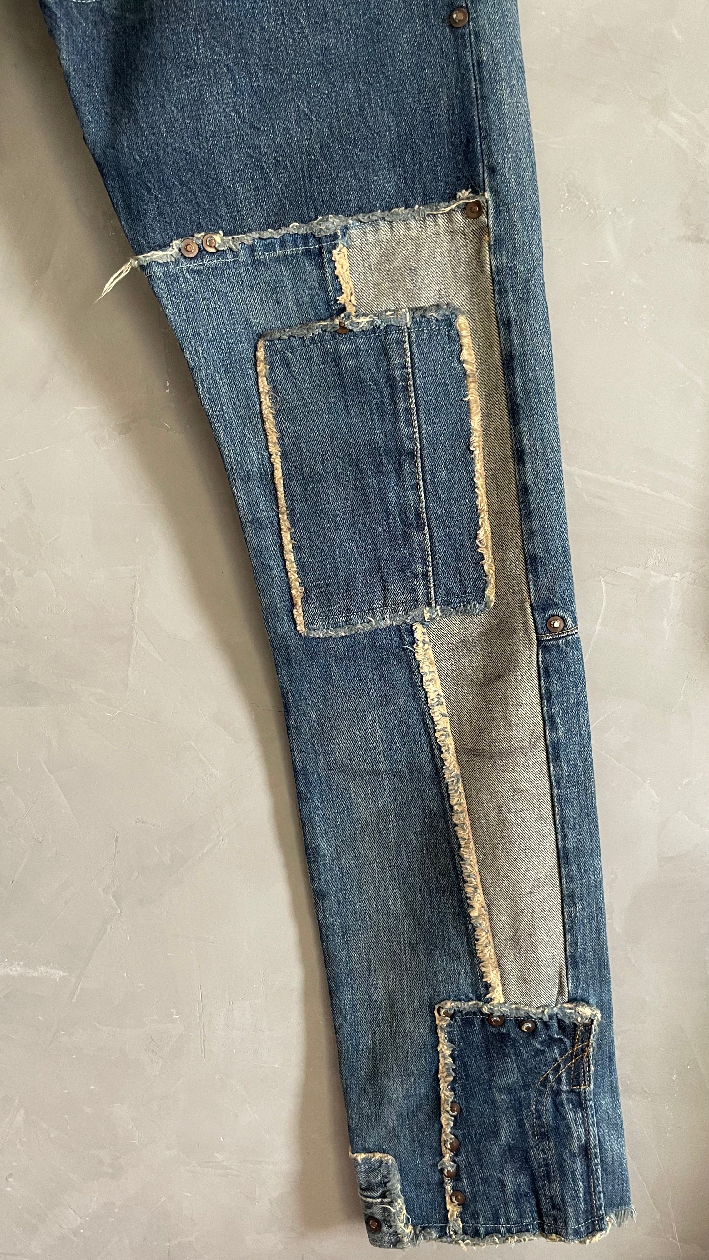 Levis Jeans Patchwork
