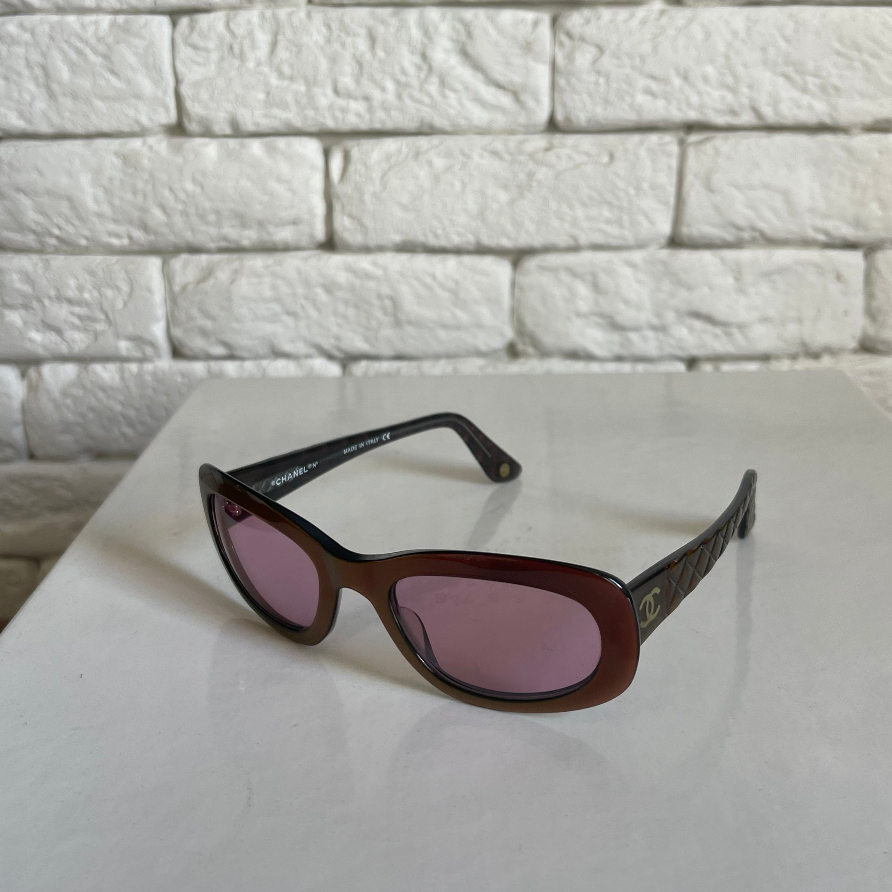 Chanel 90s Red Sunglasses