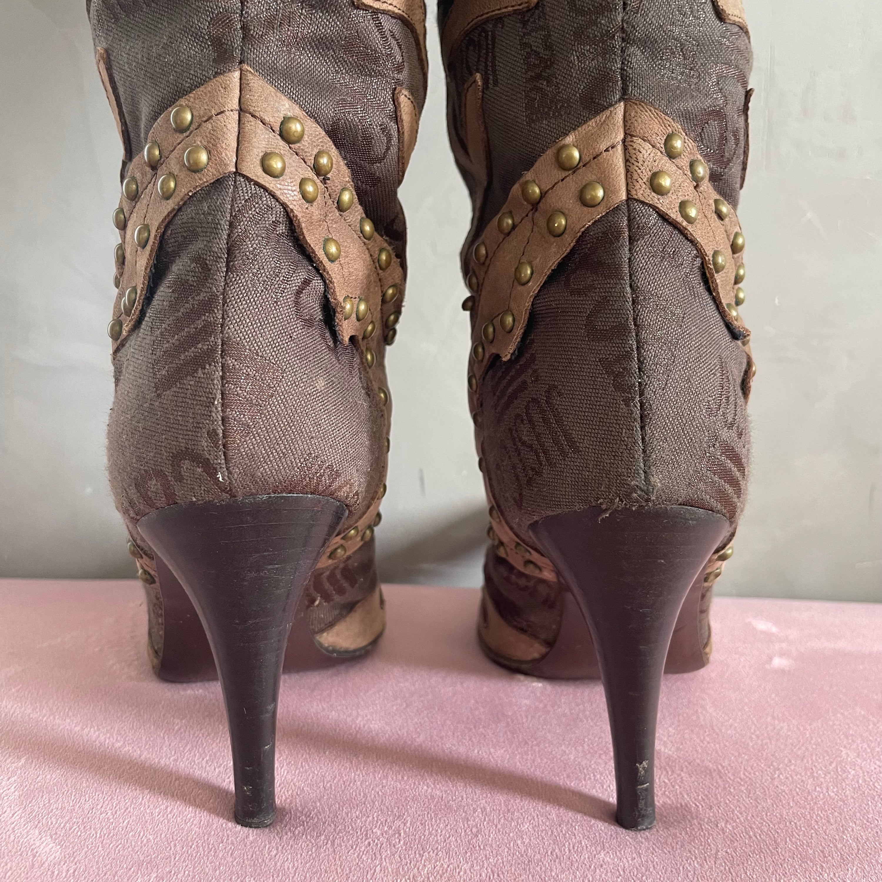 Cavalli Cowboy Butterfly Boots