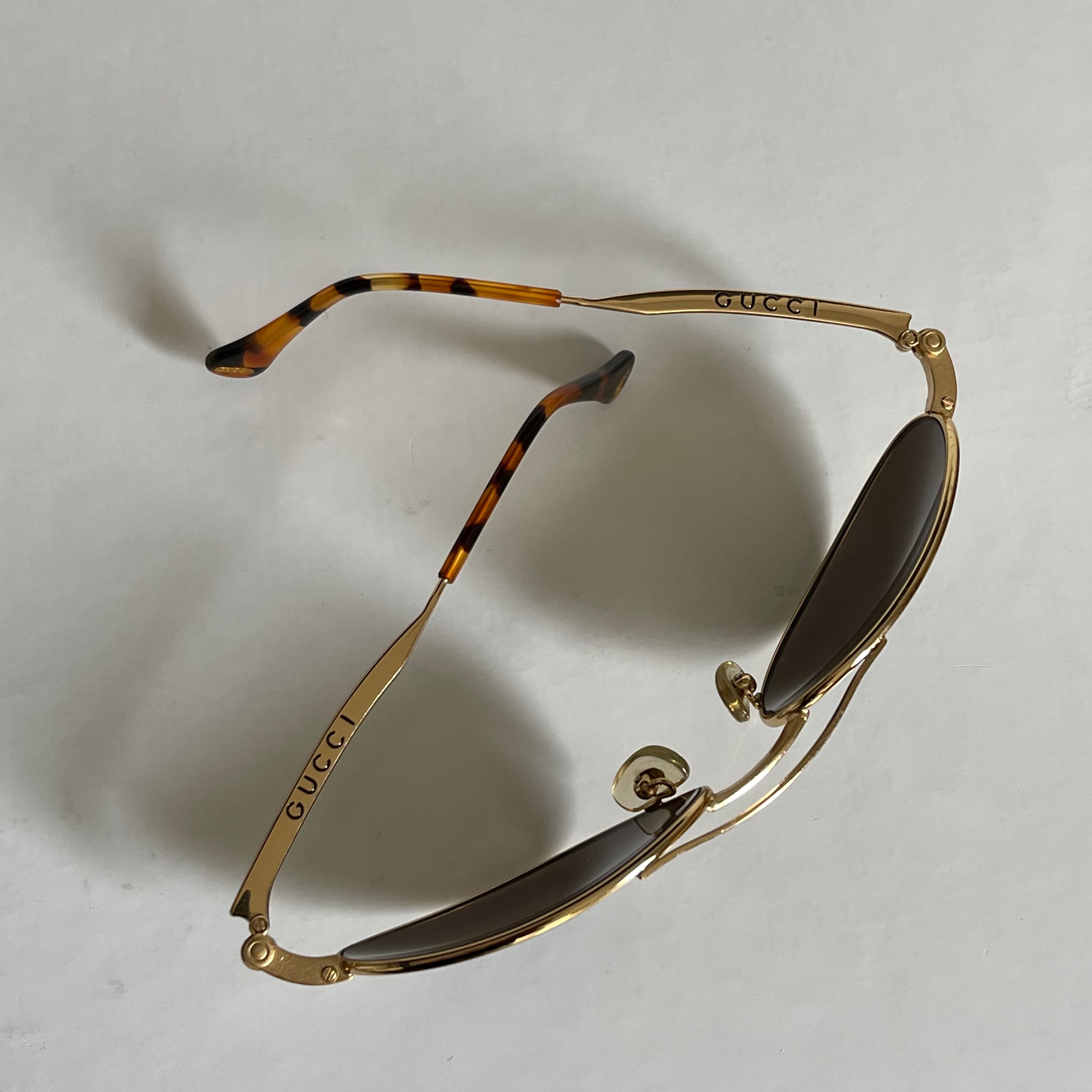 Gucci Gold Vintage Sunglasses